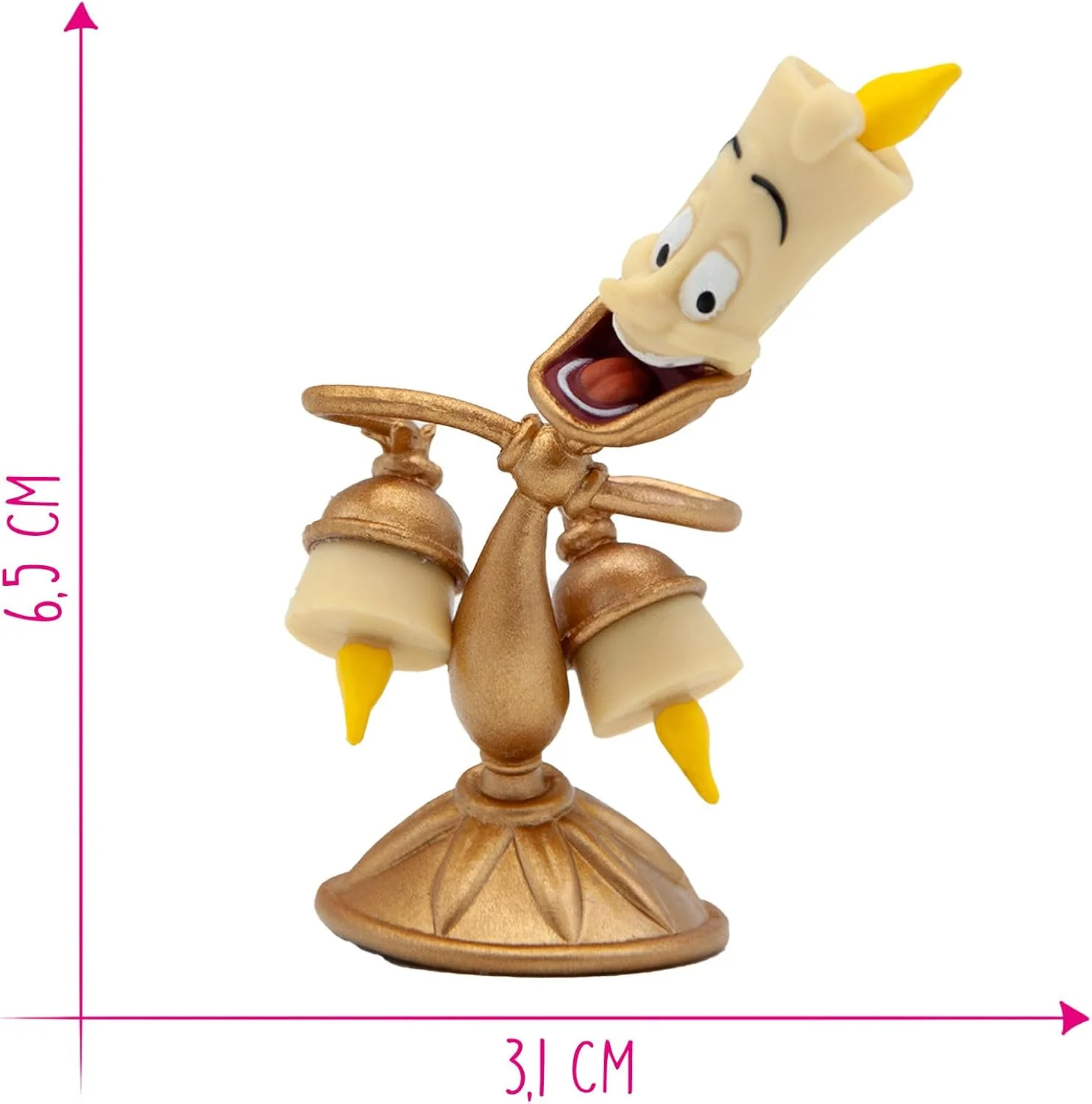 Bullyland 13191 Lumiere Toy Figure, Approx. 6.5 cm Tall, Detailed as a Small Gift for Children from 3 Years - Image 6