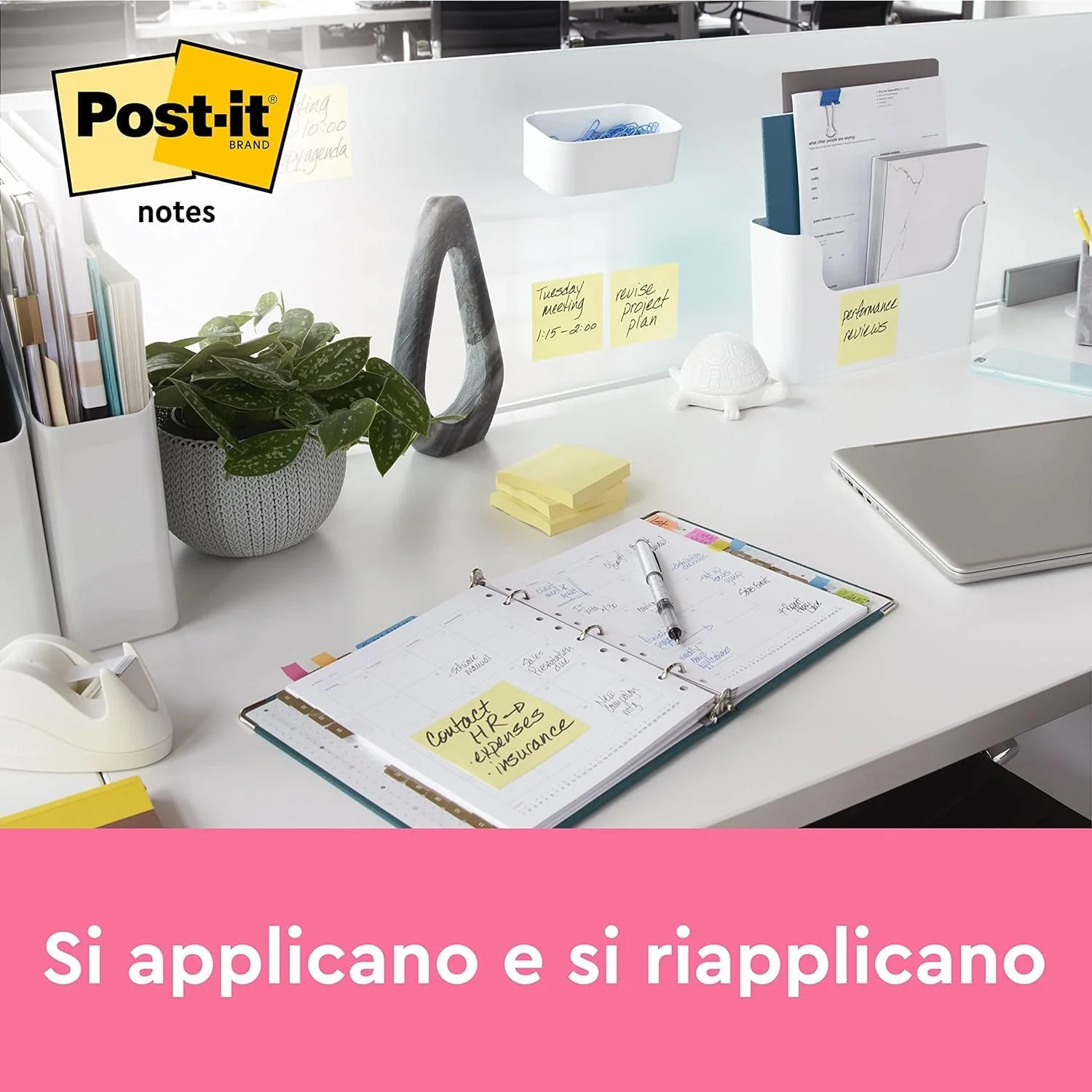 Post-it Foglietti Confezione da 18 blocchetti + 6 GRATIS, 100 Fogli per blocco, 76 mm x 76 mm, Colori Assortiti - Foglietti Adesivi Fogli Adesivi per Appunti, Elenchi & Promemoria - Image 3