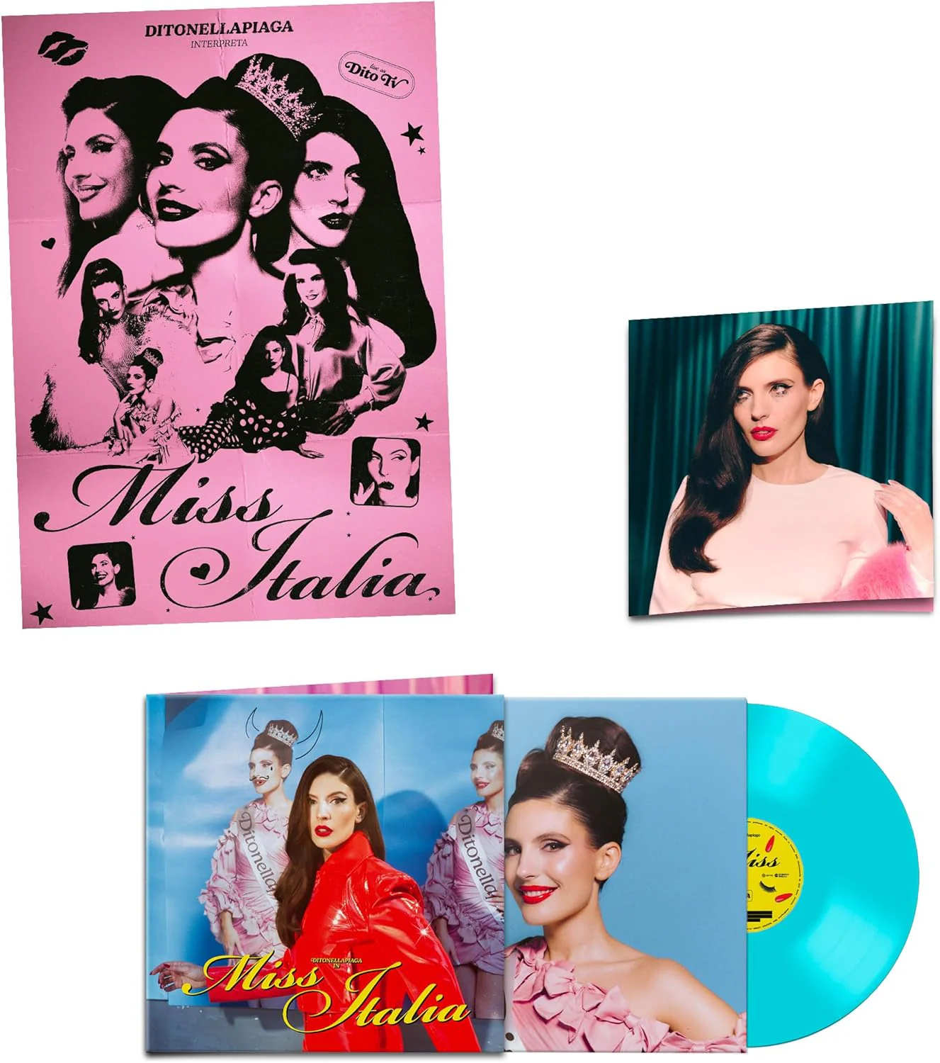 Vinile Ditonellapiaga - Miss Italia (Blue Vinyl - Image 2