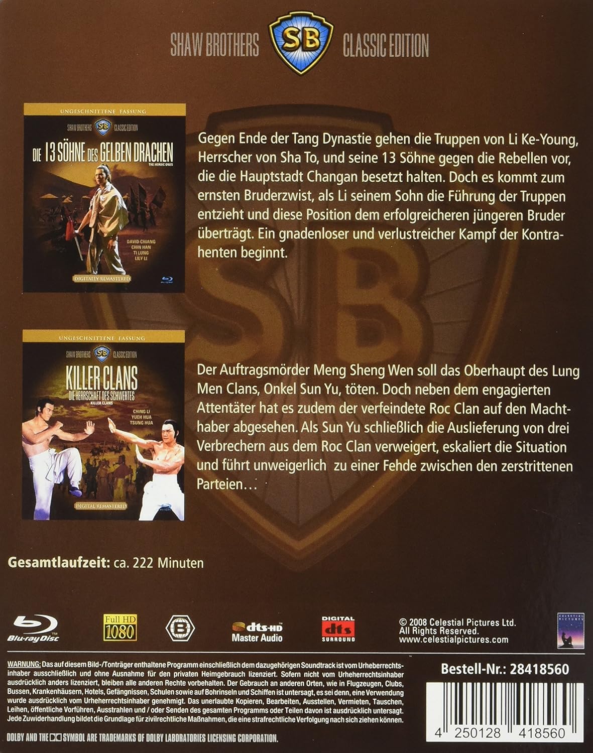 Shaw Brothers - Box 2 - Image 2