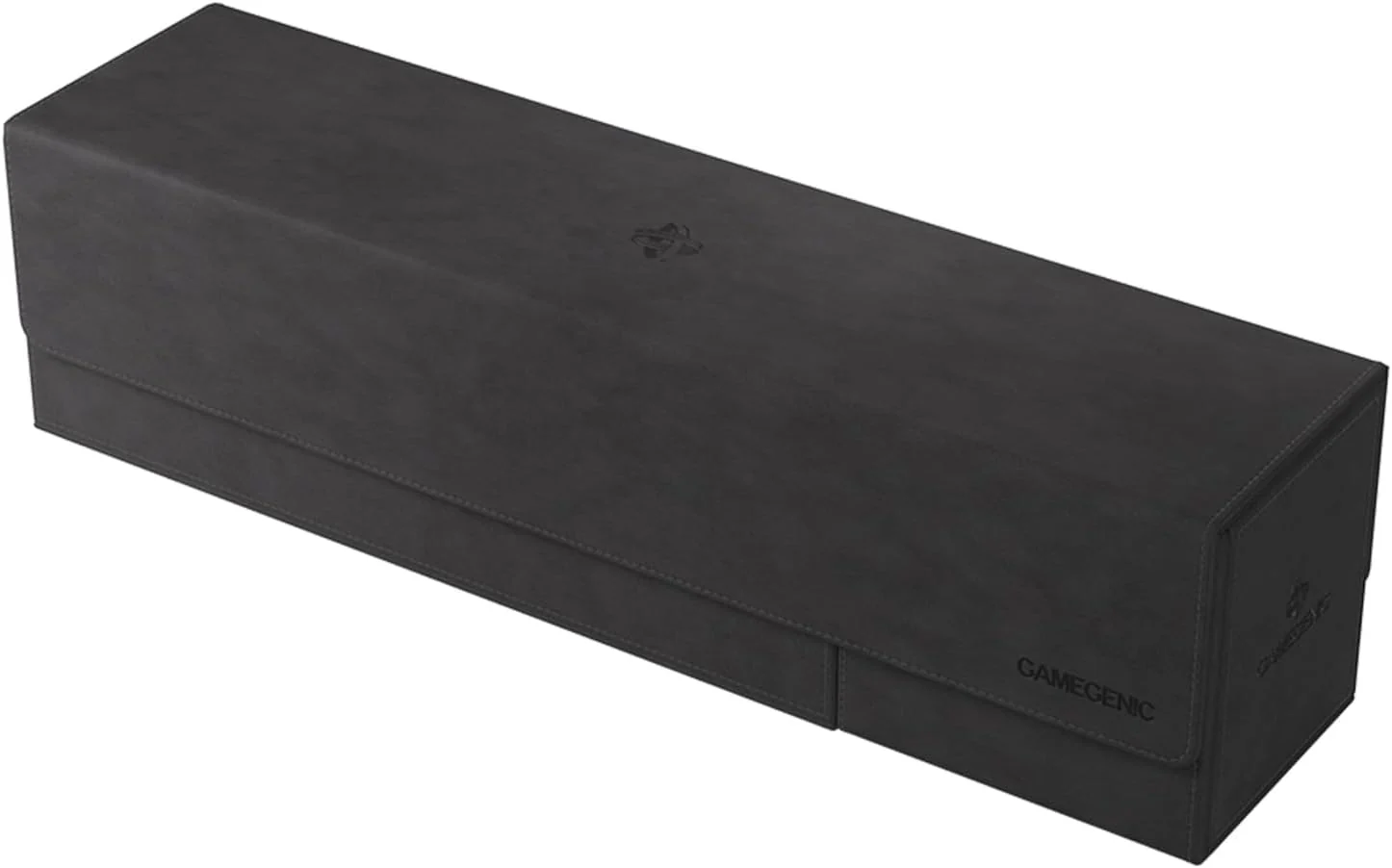Gamegenic Cards Lair 400+ Convertible Deck Box - Double-Sleeved Card Storage, Holds up to 400 Cards, Premium Card Game Protector, Nexofyber Surface, Black Color, Made - Image 2