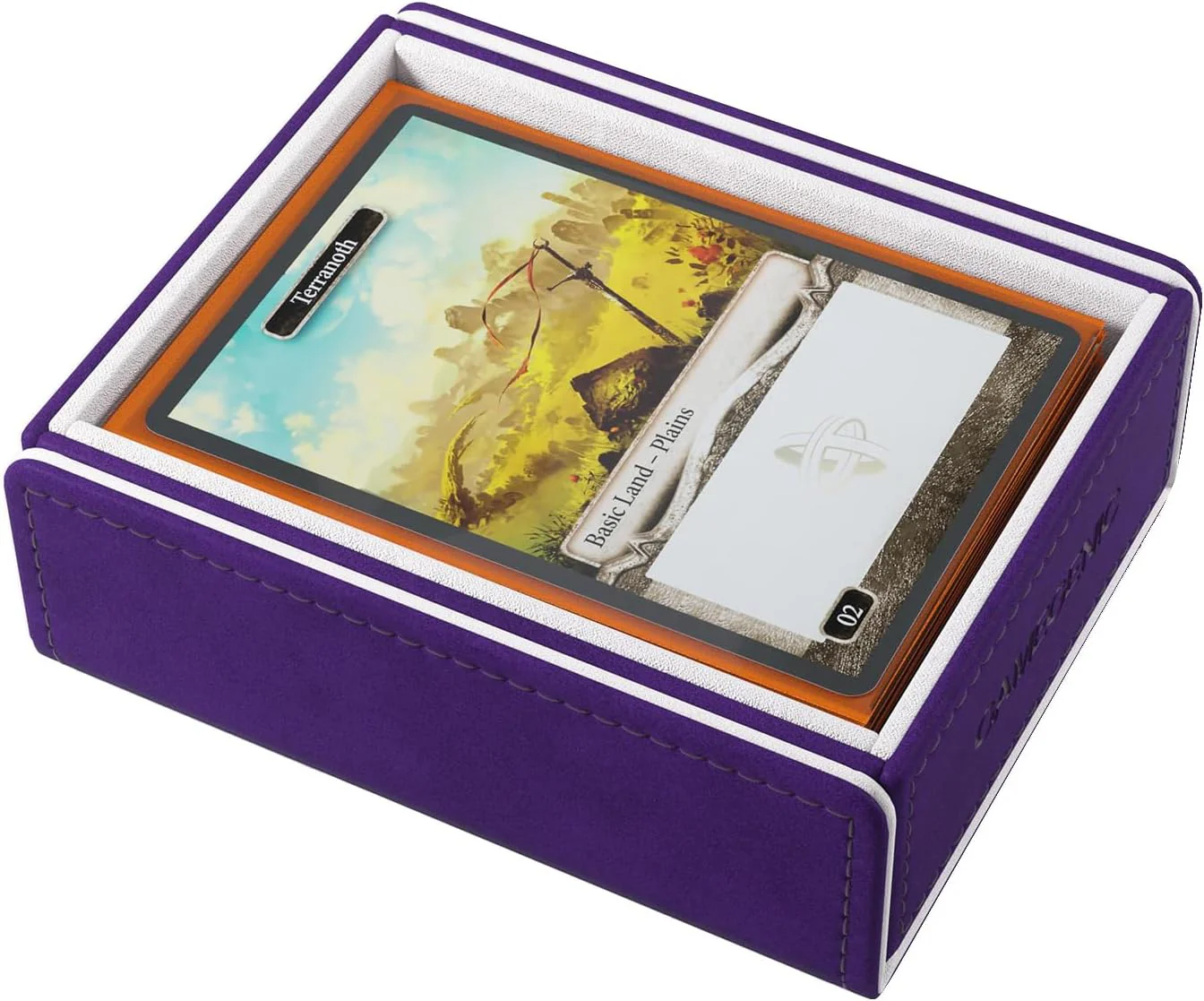 Gamegenic Token Keep - Premium Token Box for Safe Storage, Fits Dungeon 1100+ and Dungeon S 550+, Holds Tokens, Dice, and Cards, Fully Usable During Gameplay, Purple/White Color, Made - Image 5