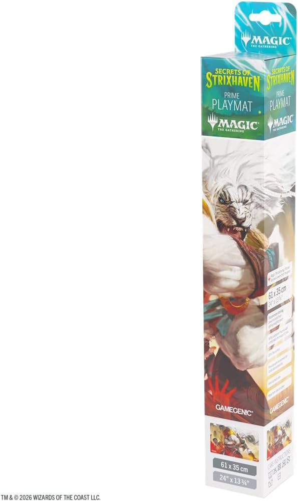Gamegenic | Magic: The Gathering | Secrets of Strixhaven Prime Playmat - Ajani's Response - Image 5