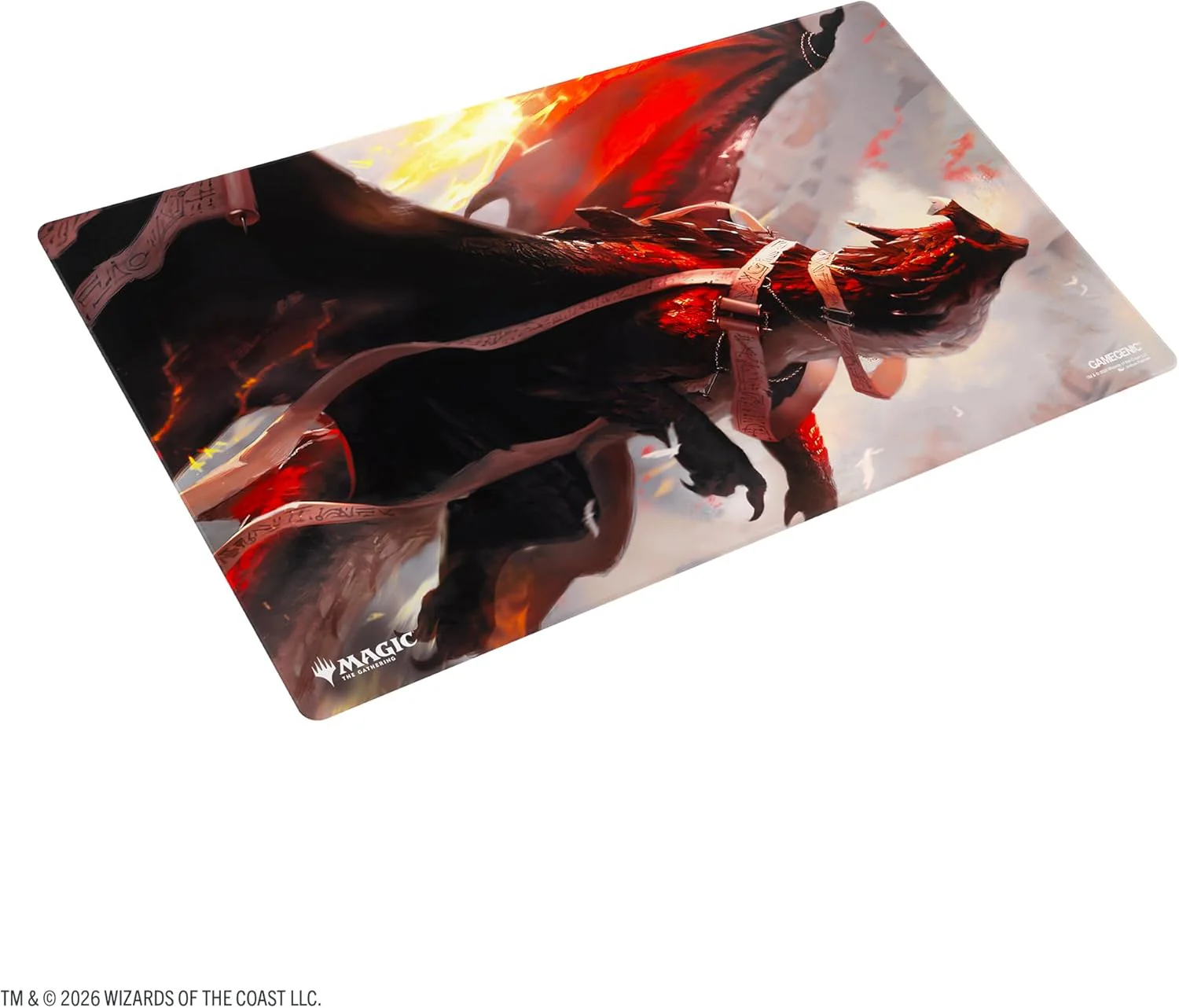 Gamegenic | Magic: The Gathering | Secrets of Strixhaven Shiny Playmat - Lorehold, the Historian - Image 3