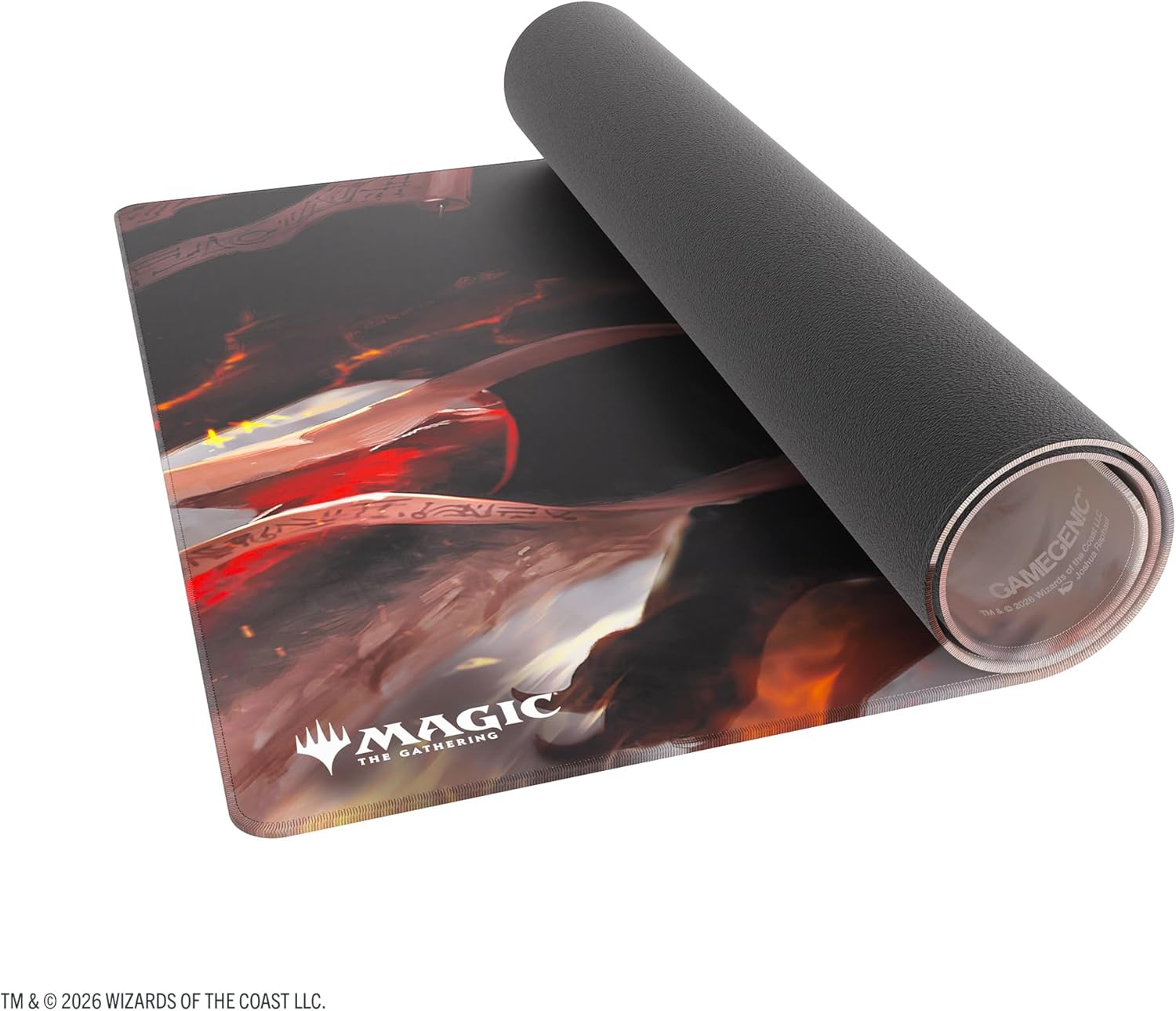 Gamegenic | Magic: The Gathering | Secrets of Strixhaven Shiny Playmat - Lorehold, the Historian - Image 5