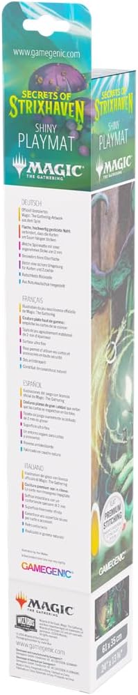 Gamegenic | Magic: The Gathering | Secrets of Strixhaven Shiny Playmat - Witherbloom, the Balancer - Image 4