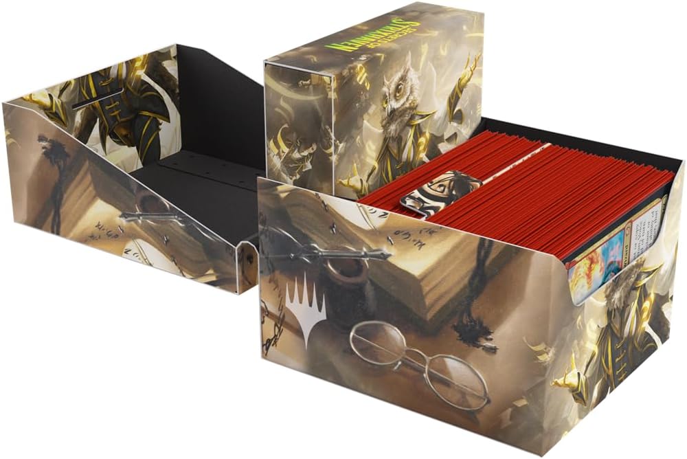 Gamegenic | Magic: The Gathering | Secrets of Strixhaven Soft Crate 100+ XL Sideloading - Stirring Hopesinger/Inkling Token - Image 4
