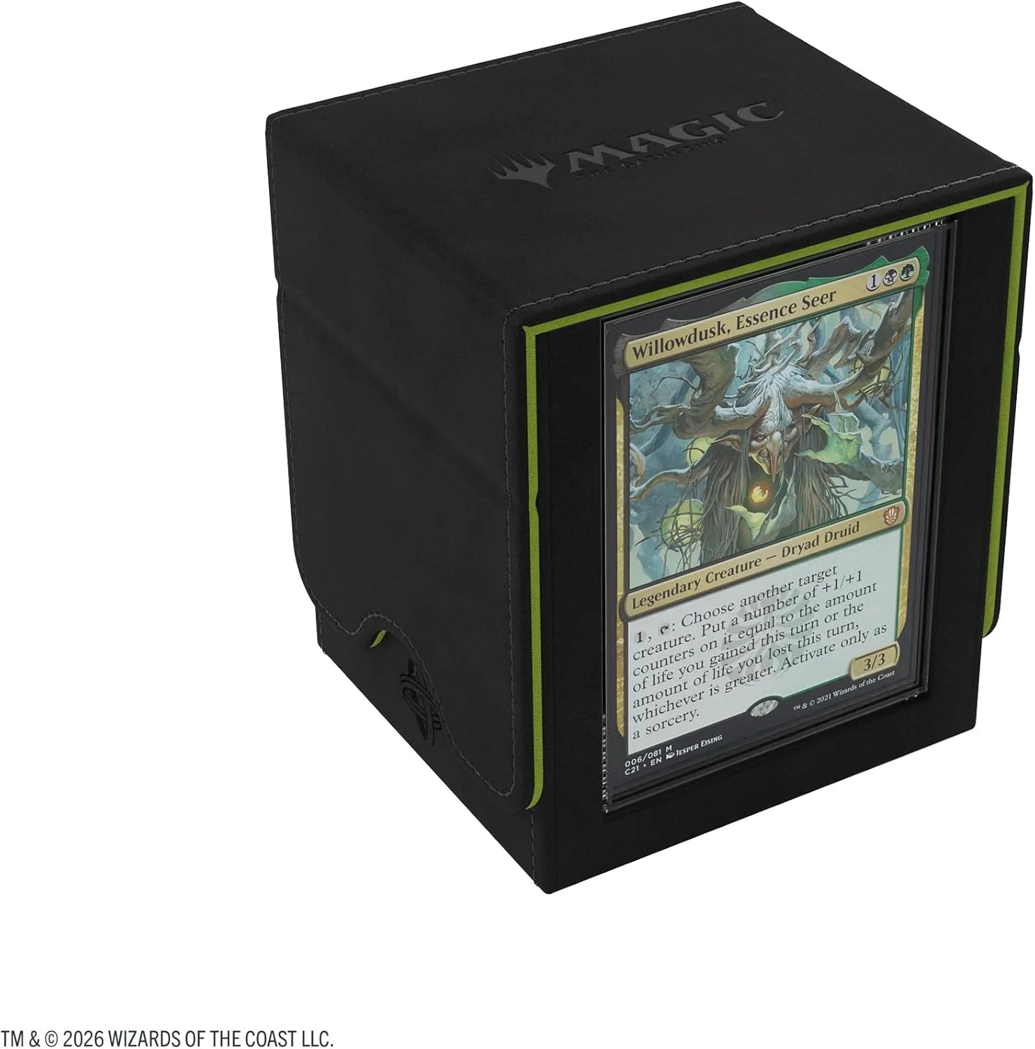 Magic: The Gathering | Secrets of Strixhaven Squire Plus 100+ XL - Black/Green - Image 2