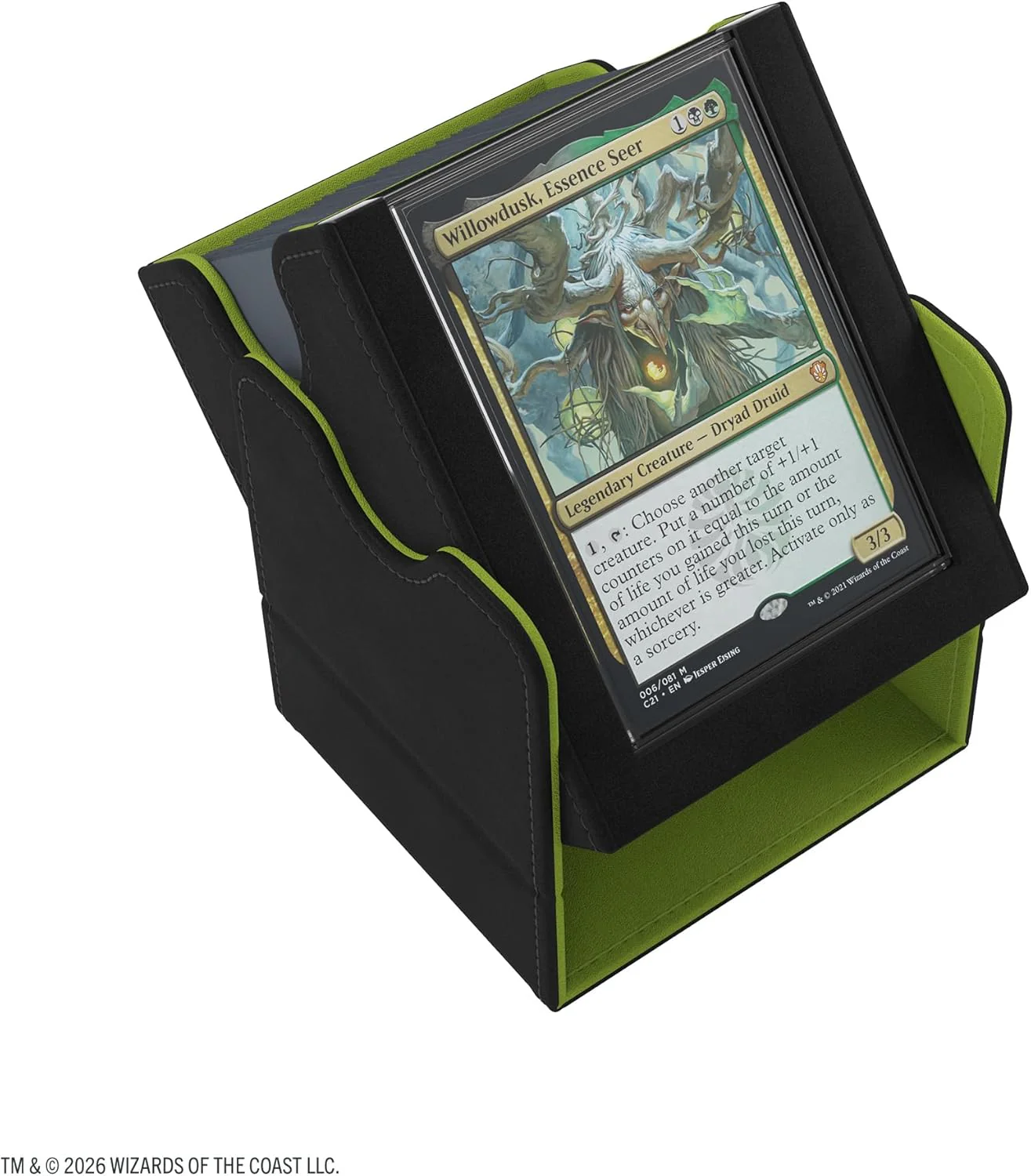 Magic: The Gathering | Secrets of Strixhaven Squire Plus 100+ XL - Black/Green - Image 4