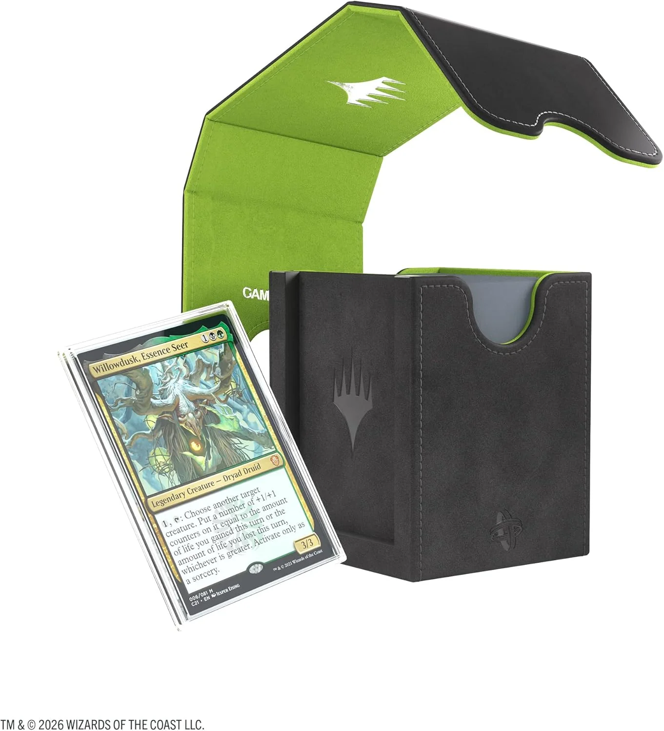 Magic: The Gathering | Secrets of Strixhaven Squire Plus 100+ XL - Black/Green - Image 6