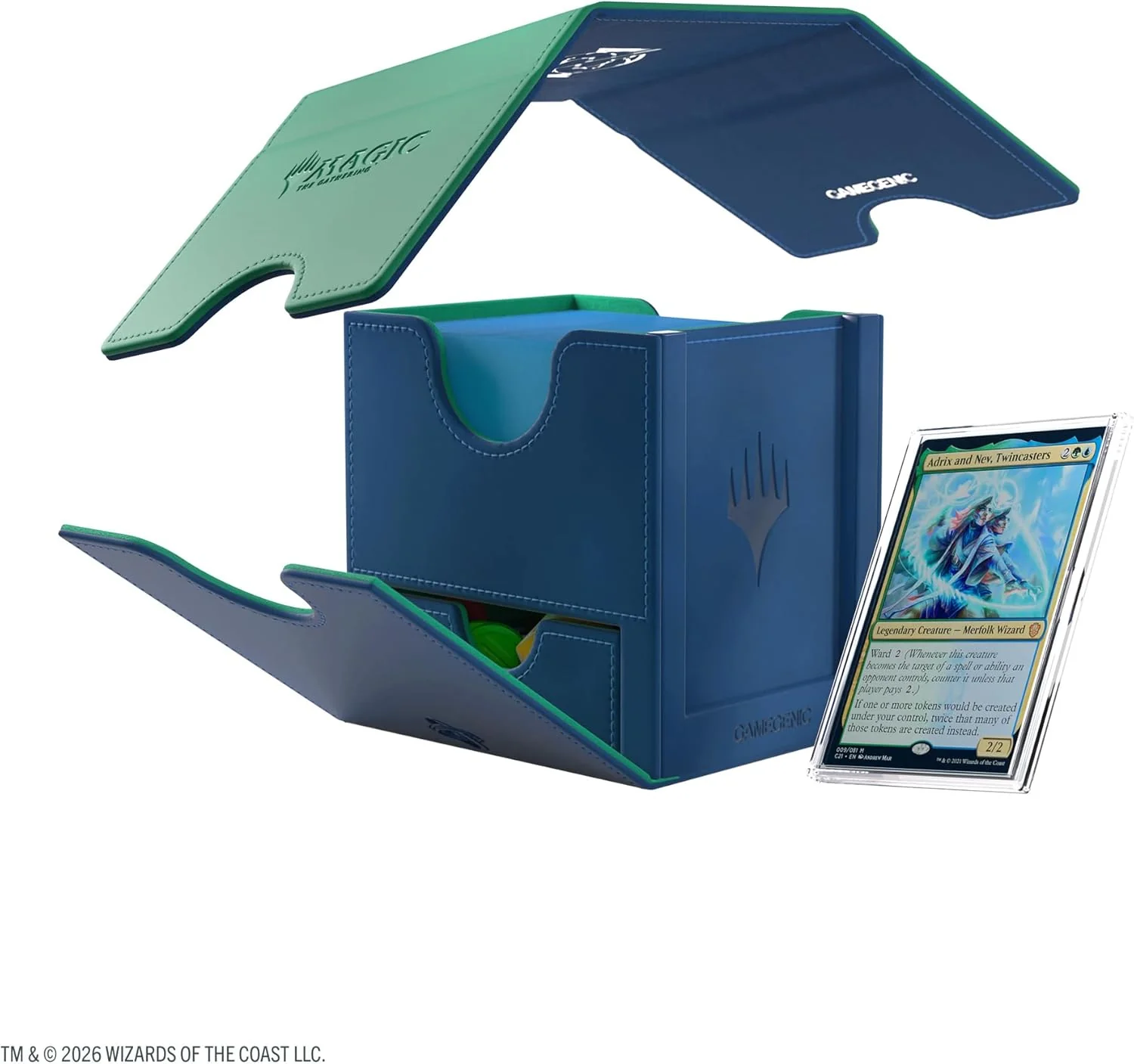 Gamegenic | Magic: The Gathering | Secrets of Strixhaven Sidekick PRO 100+ XL - Quandrix - Image 3
