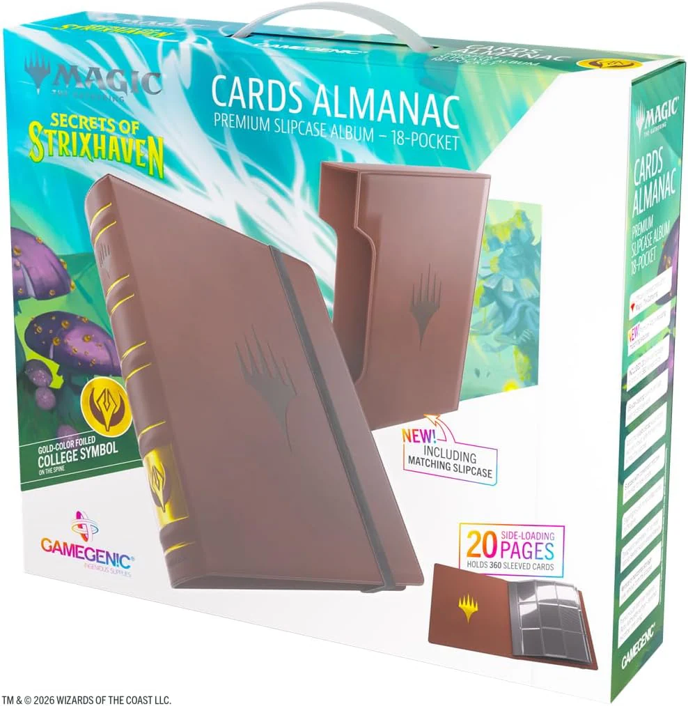 Gamegenic | Magic: The Gathering | Secrets of Strixhaven Cards Almanac 18-Pocket - Faction Logo 1 | Trading Card Game Accessory | Ages 13+ - Image 3