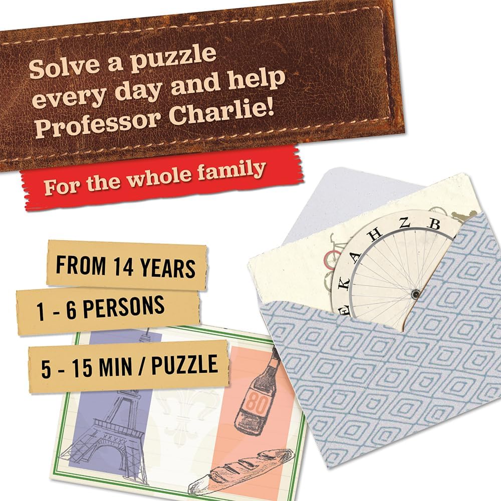 Hidden Games - Professor Charlie's world tour - puzzle advent calendar for 1-6 people aged 14 and over - 24 individual puzzles (english edition) - Image 6