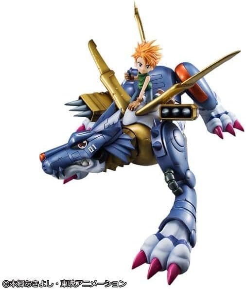 Megahouse Garurumon & Ishida Yamato Digimon Adventure Metal Figure - Precious G.E.M. Series MH843822, Multi-Colour, Collectible Figure, Ideal for Anime Fans - Image 2
