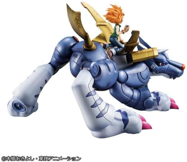 Megahouse Garurumon & Ishida Yamato Digimon Adventure Metal Figure - Precious G.E.M. Series MH843822, Multi-Colour, Collectible Figure, Ideal for Anime Fans - Image 3