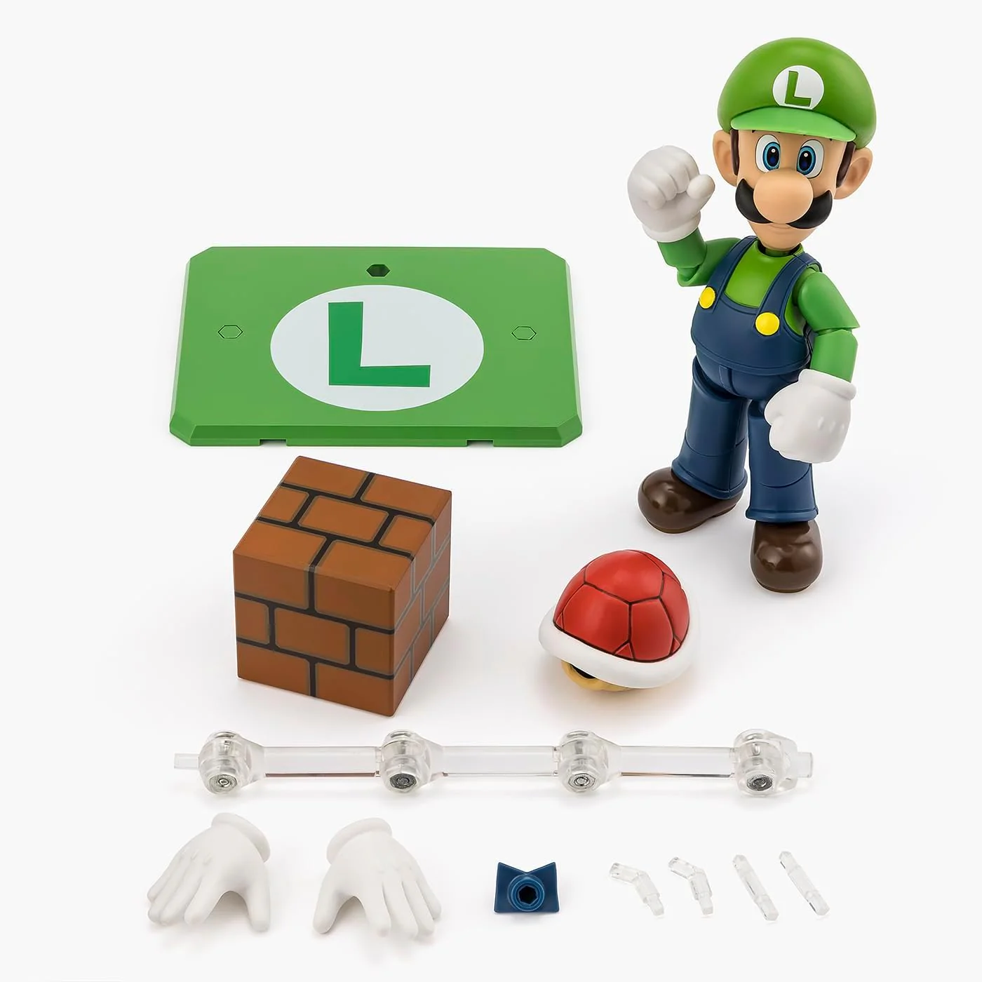 TAMASHII NATIONS - Super Mario - Luigi S.H.Figuarts Figura d'Azione - Image 2