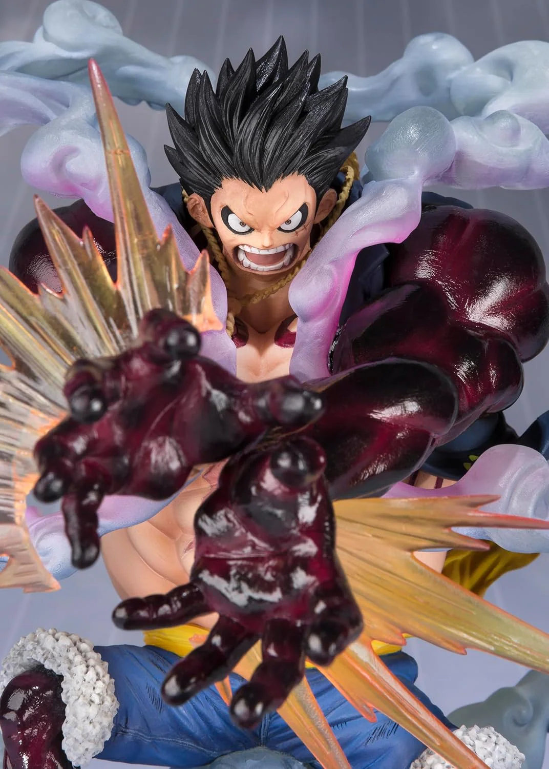 TAMASHII NATIONS - One Piece - Monkey D. Luffy Gear 4 - Leo Bazooka- (Riedizione) Figura Collezionabile FiguartsZERO - Image 4