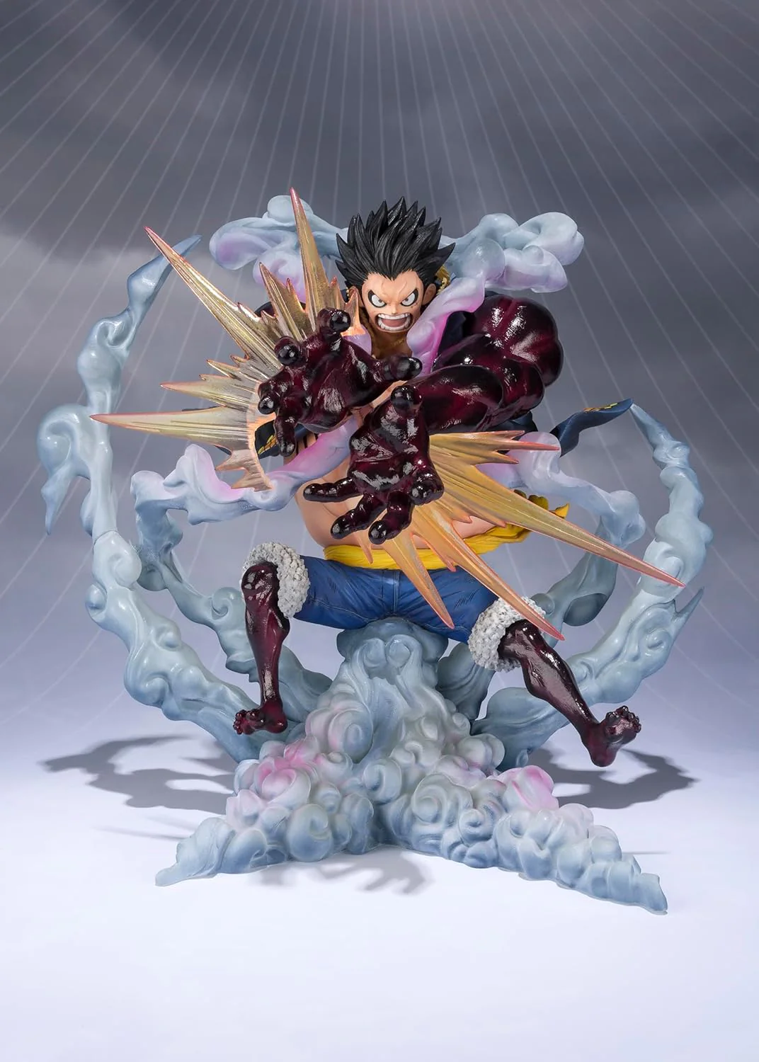 TAMASHII NATIONS - One Piece - Monkey D. Luffy Gear 4 - Leo Bazooka- (Riedizione) Figura Collezionabile FiguartsZERO - Image 6