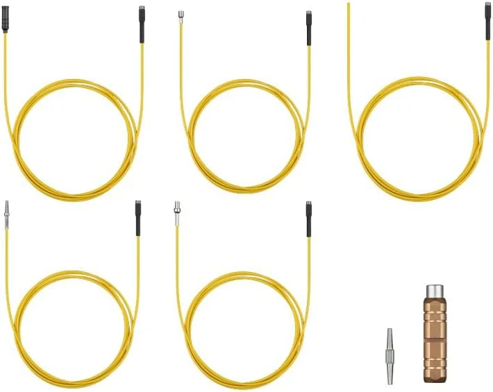 Topeak Internes Kabelführungs-Set 5-TLG, Aluminium/Stahl/Composite, Schwarz/Gelb, 5 Verschiedene Kabel, kompakt 12,6x12x3,9 cm, 15400213 - Image 4