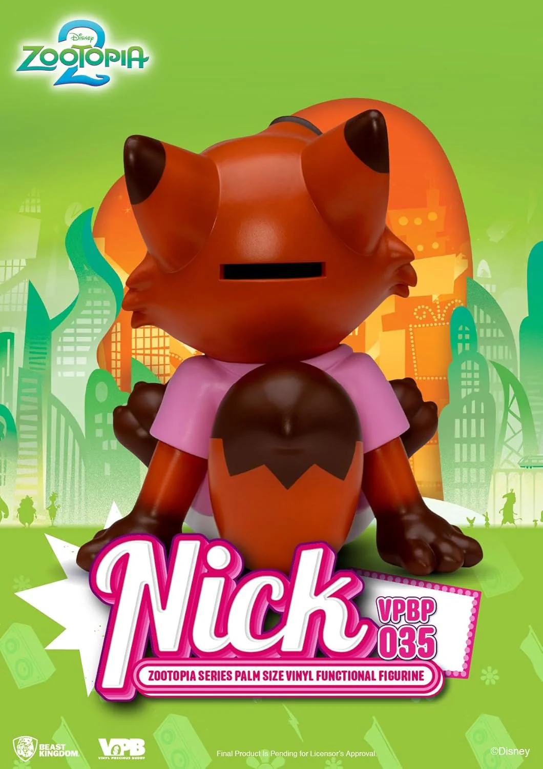 Zootopia Piggy Vinyl Bank Nick 15 Cm - Image 4