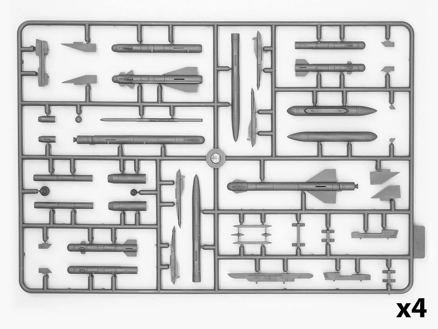 ICM ICM72213 1:72-Armamento aereo sovietico (missili/bombe - Image 3