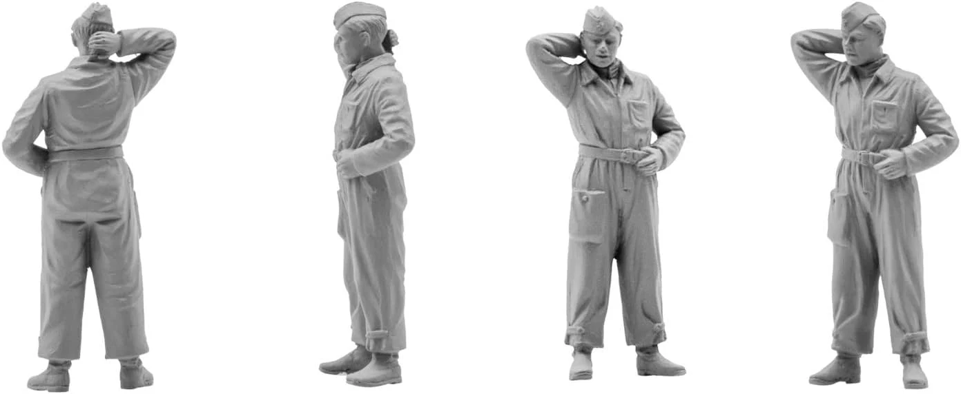 ICM 48084 - Modellino Forza Aerea Sovietica, Piloti e Personale di Terra, 1943-1945 - Image 4