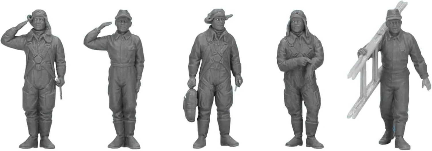 Japanese Pilots And Ground Personnel Wwii (5 Figures) - Image 2