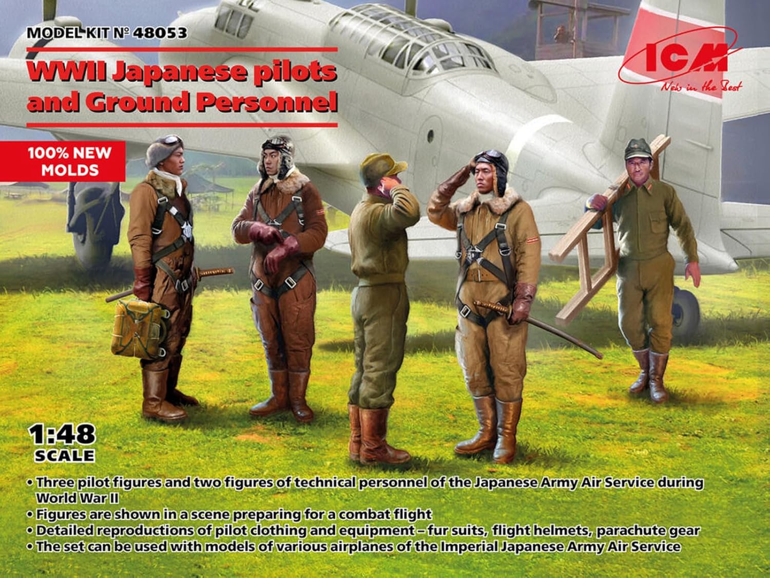 Japanese Pilots And Ground Personnel Wwii (5 Figures) - Image 3