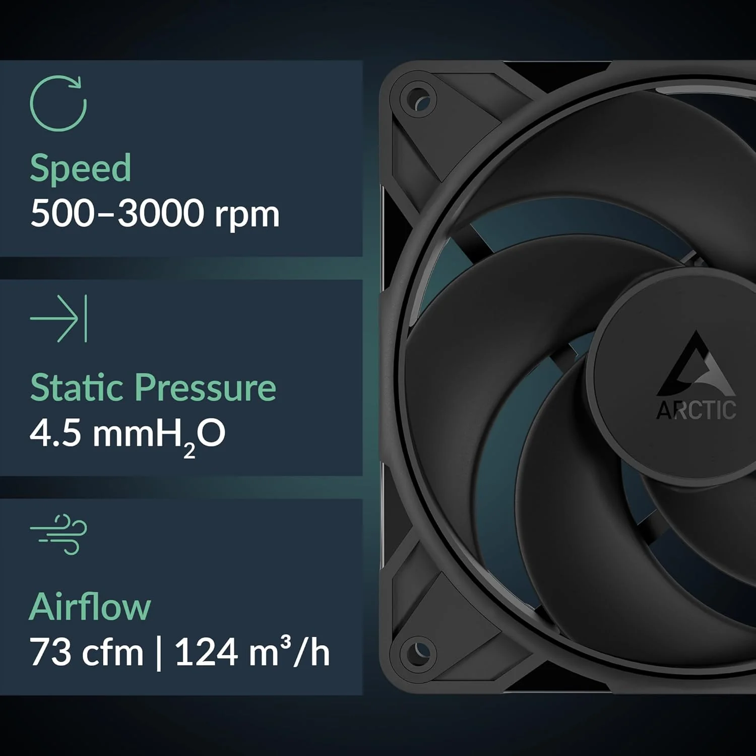 Box Ventilator Arctic Acfan00331A + 12 Cm (1 Unit) - Image 3