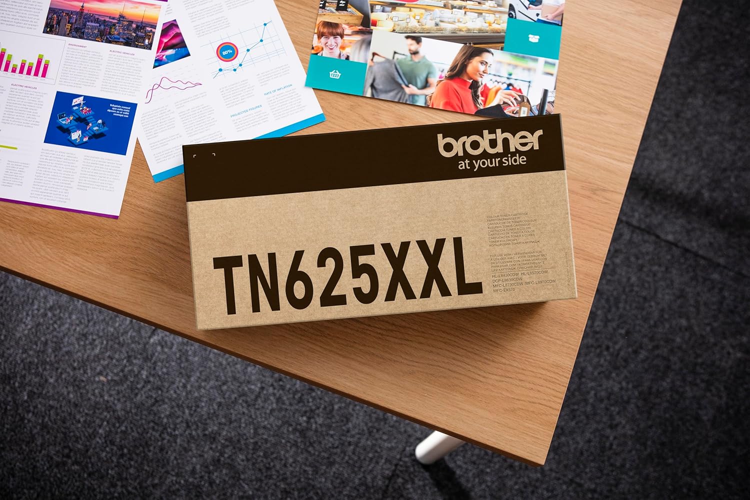 Brother TN625XXLM Toner Cartridge, Magenta, Single Pack, up to 6,500 Pages, Includes 1 x Toner Cartridge, Genuine Supplies - Image 3