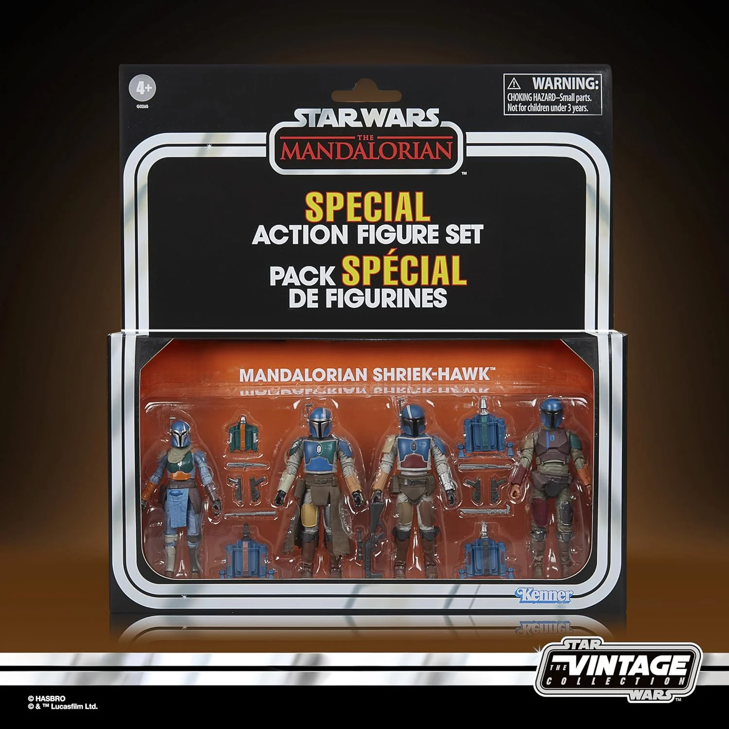 STAR WARS The Vintage Collection Mandalorian Shriek-Hawk, The Mandalorian 3.75 inch Collectible 4-Pack (Amazon Exclusive - Image 4