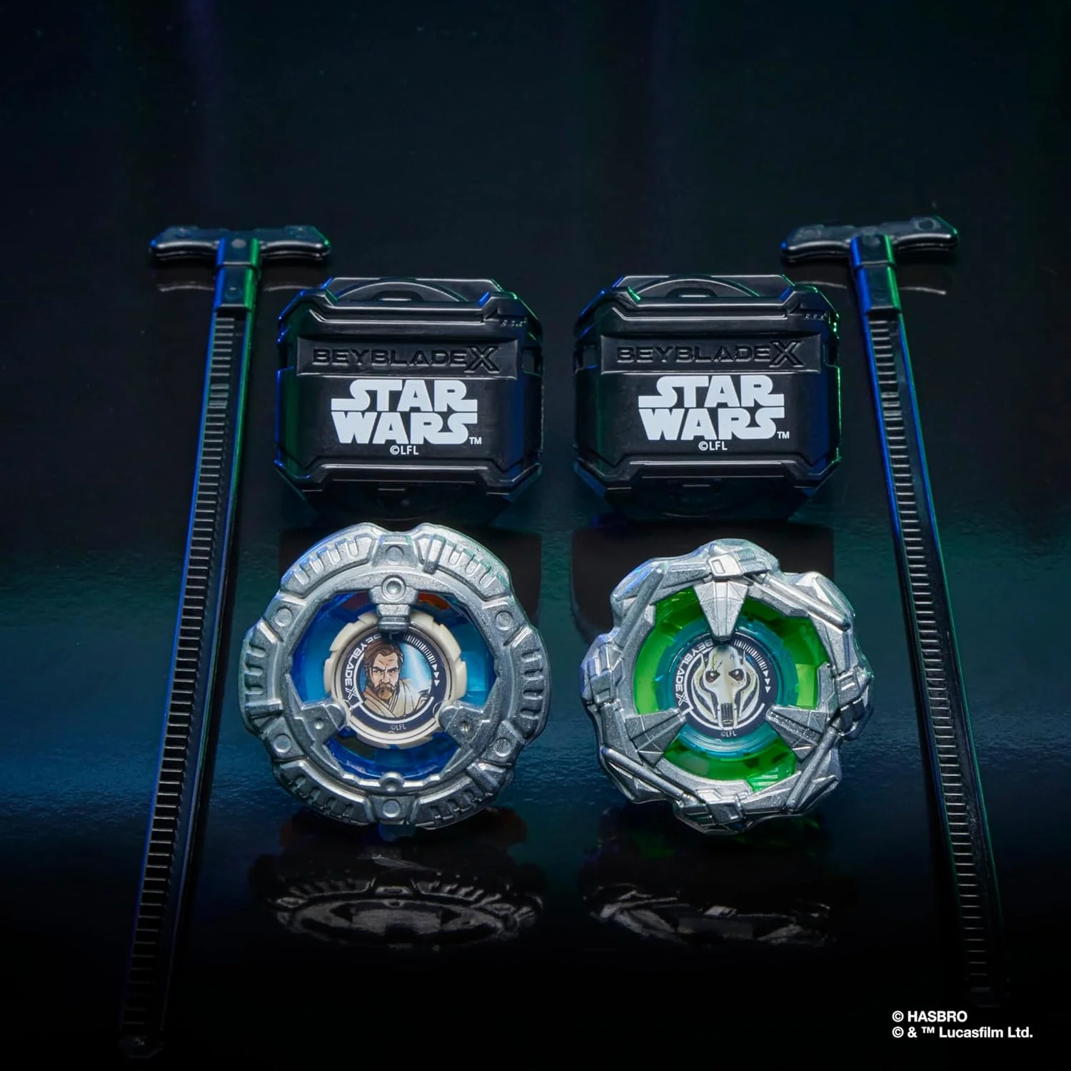 Beyblade X and Star Wars Collab, Obi-Wan Kenobi 4-60P vs General Grievous 3-80HN - Image 3