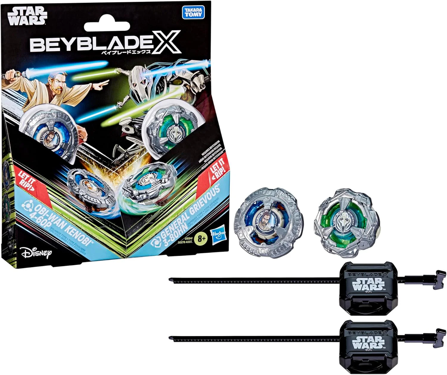 Beyblade X and Star Wars Collab, Obi-Wan Kenobi 4-60P vs General Grievous 3-80HN - Image 4