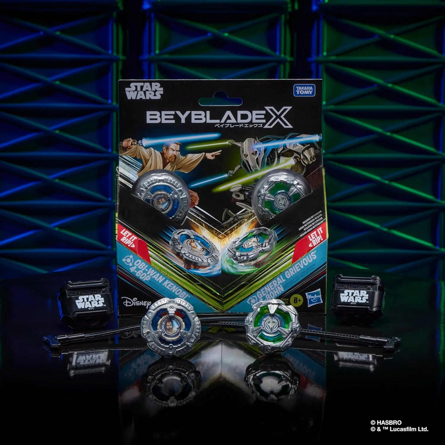 Beyblade X and Star Wars Collab, Obi-Wan Kenobi 4-60P vs General Grievous 3-80HN - Image 5