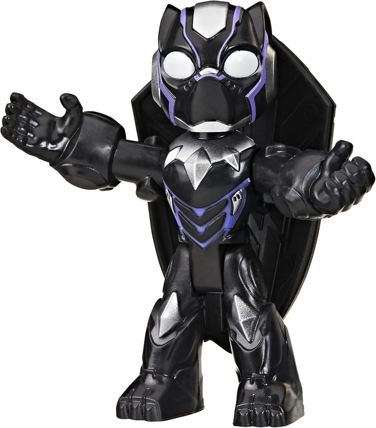 Iron Man and His Awesome Friends Marvel Black Panther Action Figure with Accessory – 7.6 cm (3 Inch) Toy, Ages 3+ - Image 7