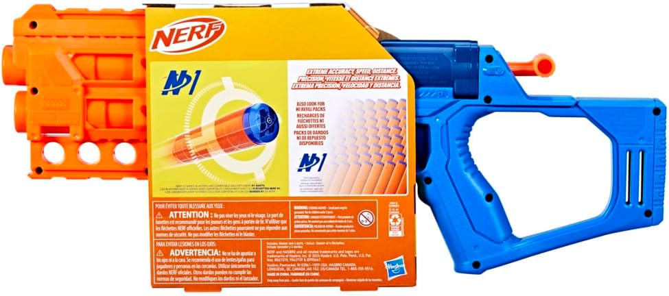 NERF N Series Topbreaker Launcher 4 Official N1 Darts Only Compatible with N1 Launcher Open to Reload Gift for Kids 8 Years - Image 6