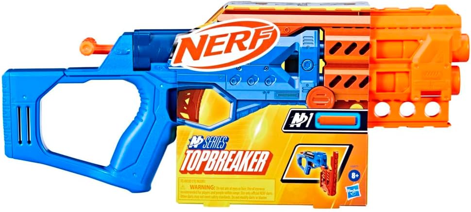 NERF N Series Topbreaker Launcher 4 Official N1 Darts Only Compatible with N1 Launcher Open to Reload Gift for Kids 8 Years - Image 8
