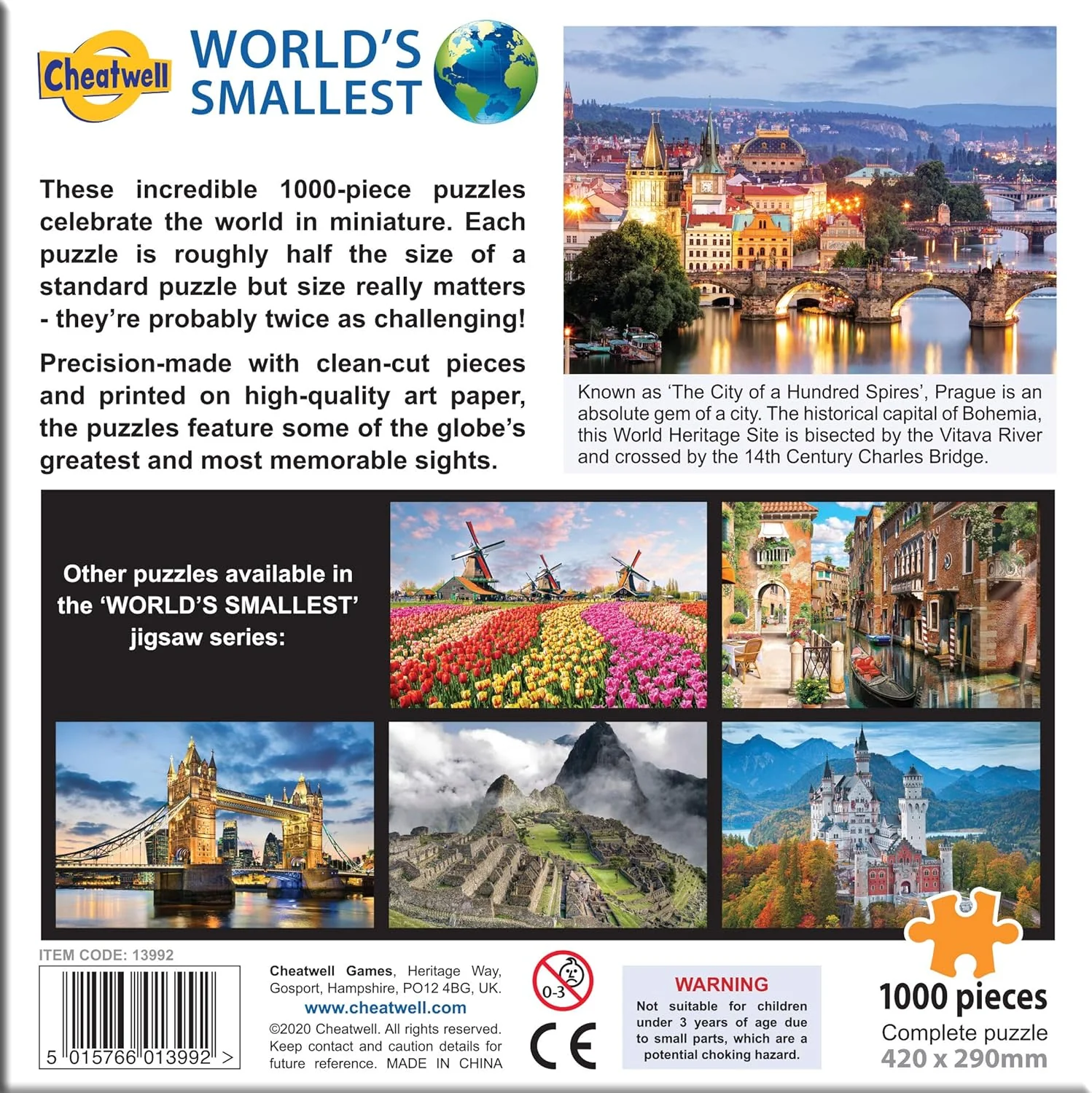 Cheatwell Games World's Smallest 1000 Piece Puzzle - Image 4