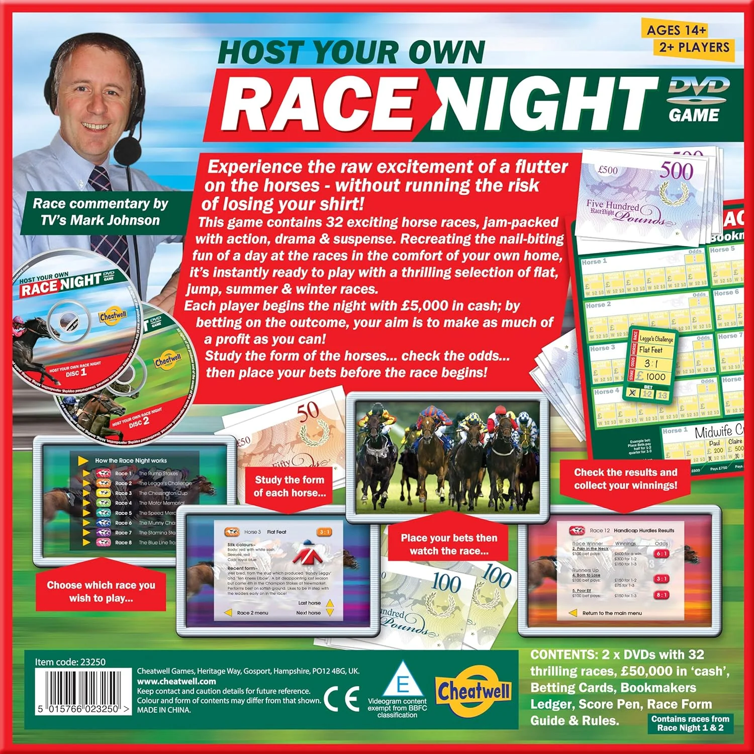 Cheatwell Games Host Your Own Race Night & Tension: The Top 10 Naming Game - Image 3