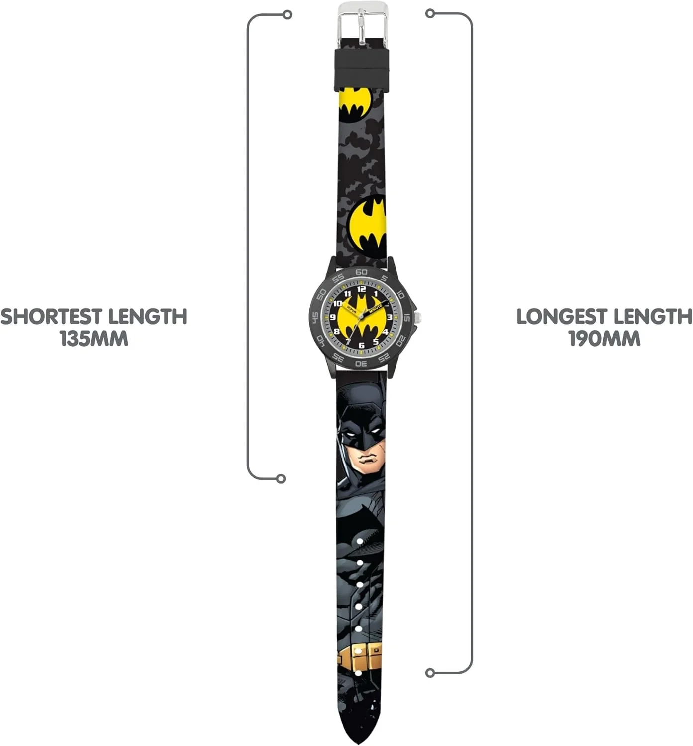 Accutime Batman Children's Time Teacher Analogue Watch - Image 3