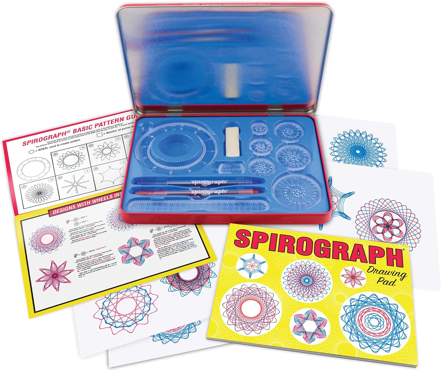 Spirograph Retro Tin, Multicolor, One Size (SP103 - Image 3