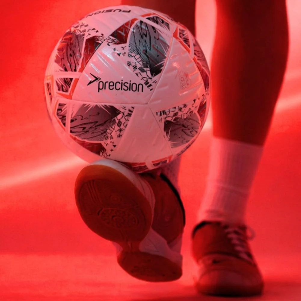 Precision Fusion Plus FIFA Basic Training Football, 12 Panel Textured TPU Match Ball, PU Sealed Seams, Grass 3G Astro - Image 7