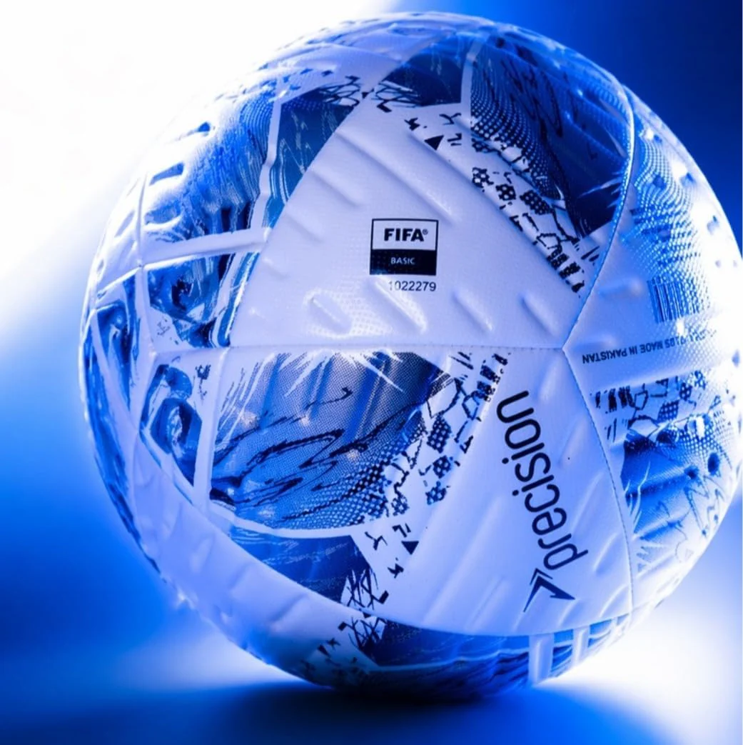 Precision Fusion Plus FIFA Basic Training Football, 12 Panel Textured TPU Match Ball, PU Sealed Seams, Grass 3G Astro - Image 2