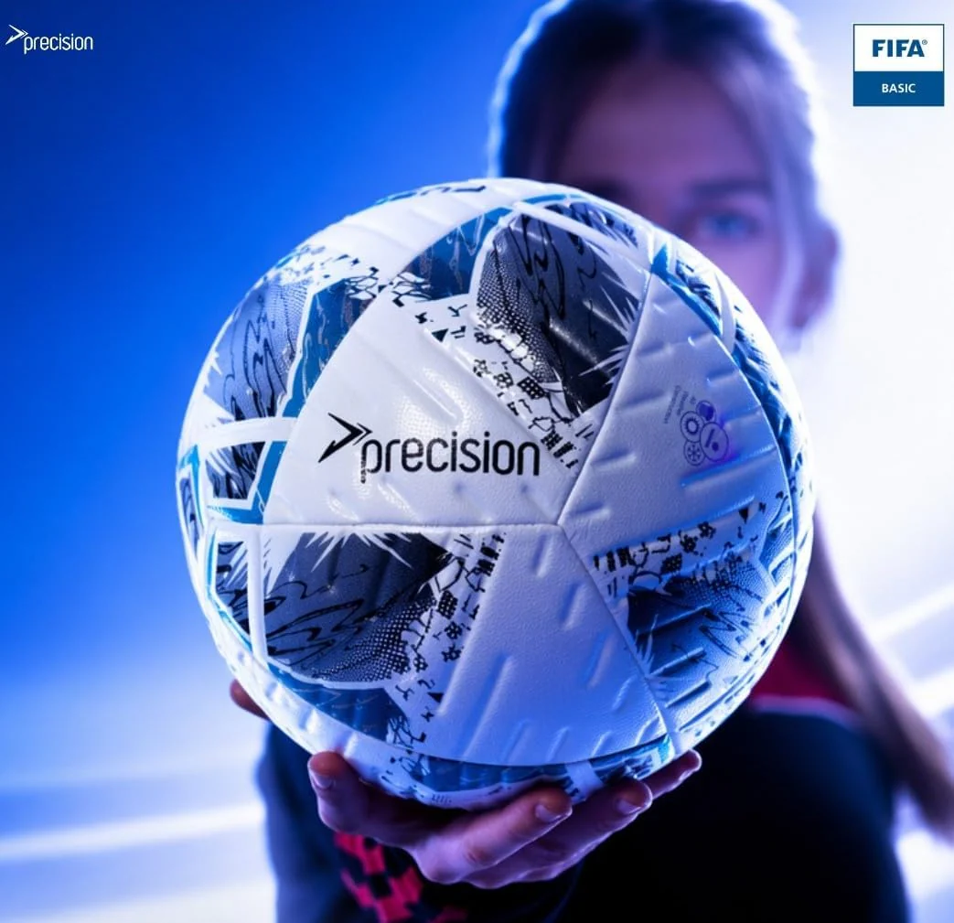 Precision Fusion Plus FIFA Basic Training Football, 12 Panel Textured TPU Match Ball, PU Sealed Seams, Grass 3G Astro - Image 7