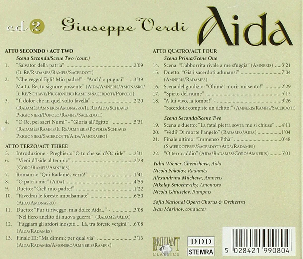 Giuseppe Verdi - Aida cd2 - Image 2