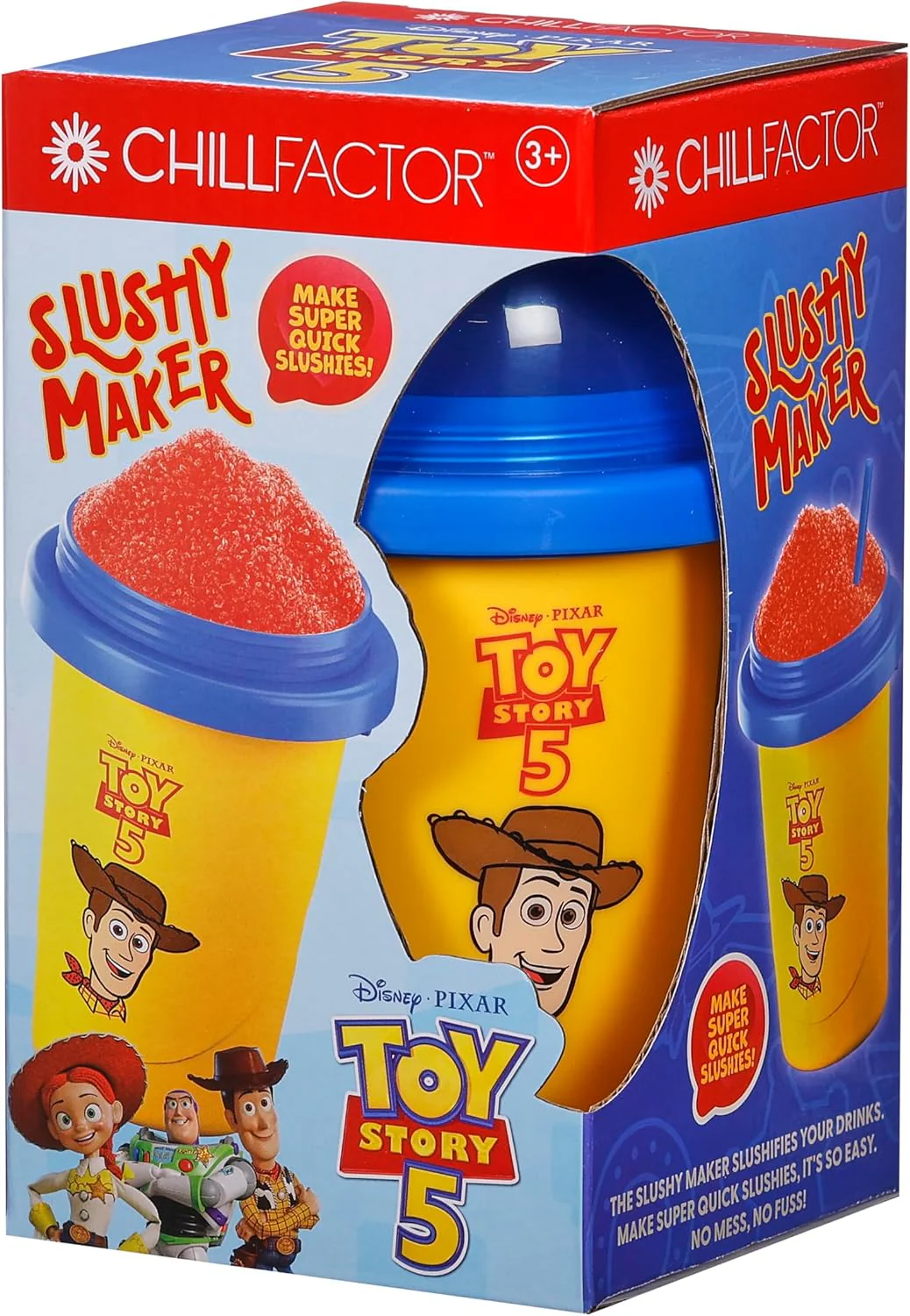 Chillfactor Disney And Pixar Toy Story 5 Design Slushy Maker, Woody Character Design, Homemade Slushies, Slushies In Seconds - Image 3