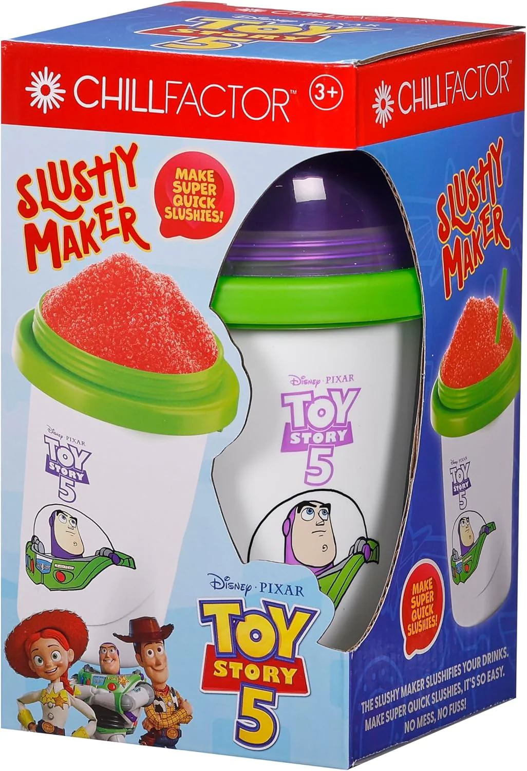 Chillfactor Disney And Pixar Toy Story 5 Design Slushy Maker, Buzz Lightyear Character Design, Homemade Slushies, Slushies In Seconds - Image 4