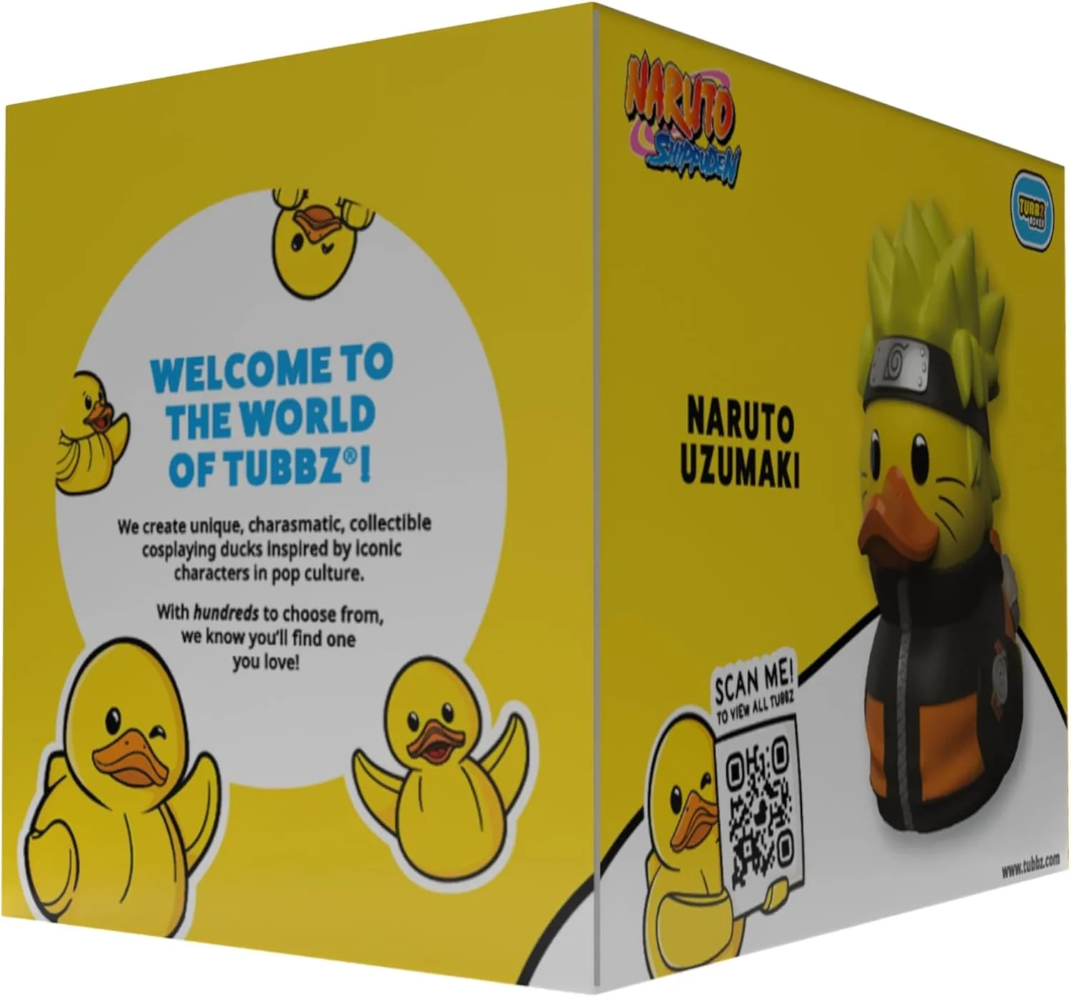 TUBBZ Boxed Edition: Naruto Shippuden - Naruto Uzumaki Cosplaying Rubber Duck Vinyl Figure - Image 3