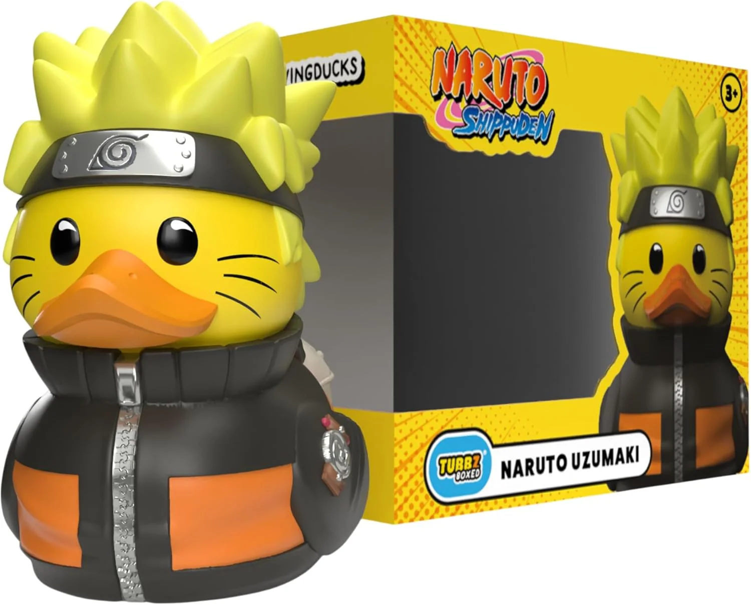 TUBBZ Boxed Edition: Naruto Shippuden - Naruto Uzumaki Cosplaying Rubber Duck Vinyl Figure - Image 5