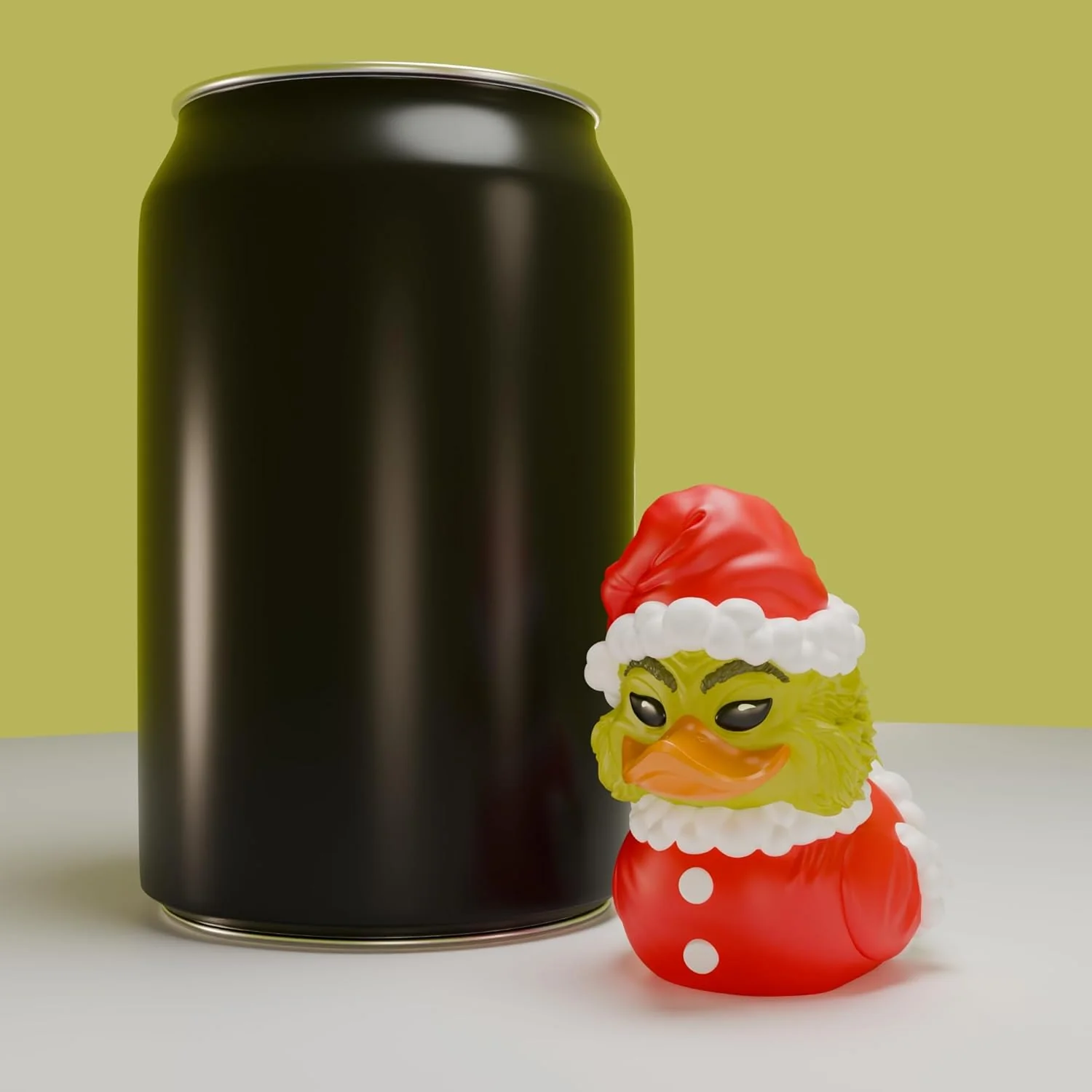 TUBBZ Mini: The Grinch - Santa Outfit Grinch Cosplaying Rubber Duck Vinyl Figure - Image 4